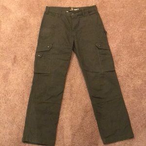 Carhartt flannel lined pants - Olive